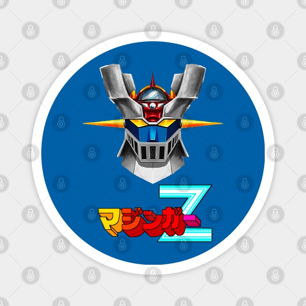 Mazinger Z Head & Japanese Logo! - Mazinger Z - Magnet